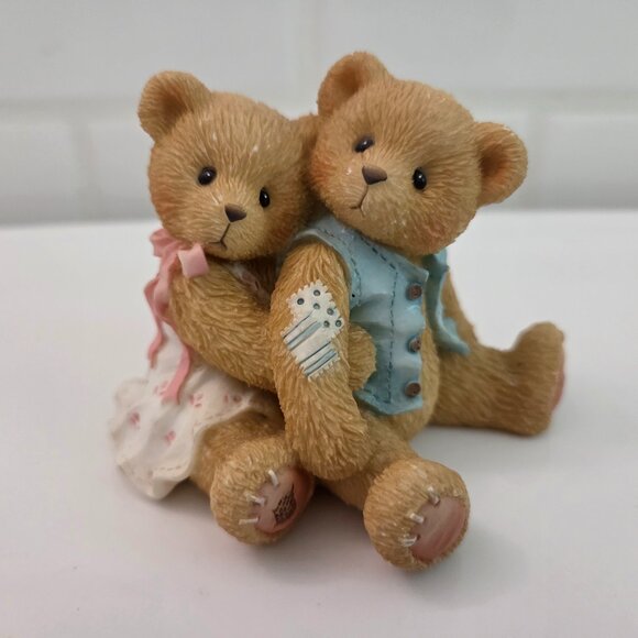 Vintage Cherished Teddies Seth and Sarabeth We're Beary Good Pals 1995 - Picture 1 of 3